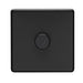 Eurolite Switches Matt Black Concealed 3mm 1 Gang Dimmer - Matt Black