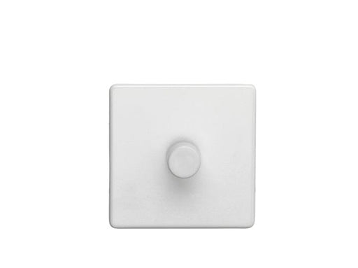 Eurolite Switches Matt White Concealed 3mm 1 Gang Dimmer - Matt White