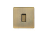 Eurolite Switches Antique Brass Concealed 3mm 1 Gang Switch - Antique Brass