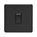 Eurolite Switches Matt Black Concealed 3mm 1 Gang Switch - Matt Black