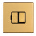 Eurolite Switches Satin Brass Concealed 3mm 13Amp Switched Fuse Spur - Satin Brass