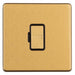 Eurolite Switches Satin Brass Concealed 3mm 13Amp Un-Switched Fuse Spur - Satin Brass