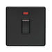 Eurolite Switches Matt Black Concealed 3mm 20Amp Switch With Neon Indicator - Matt Black