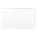 Eurolite Switches Matt White Concealed 3mm Double Blank Plate - Matt White