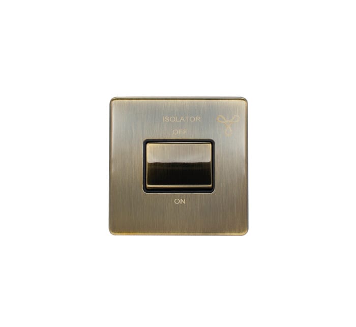 Eurolite Switches Antique Brass Concealed 3mm Fan Switch - Antique Brass