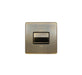 Eurolite Switches Antique Brass Concealed 3mm Fan Switch - Antique Brass