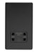 Eurolite Switches Matt Black Concealed 3mm Shaver Socket - Matt Black