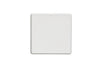 Eurolite Switches Matt White Concealed 3mm Single Blank Plate - Matt White