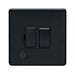 Eurolite Switches Matt Black Concealed 3mm Switched Fuse Spur - Matt Black