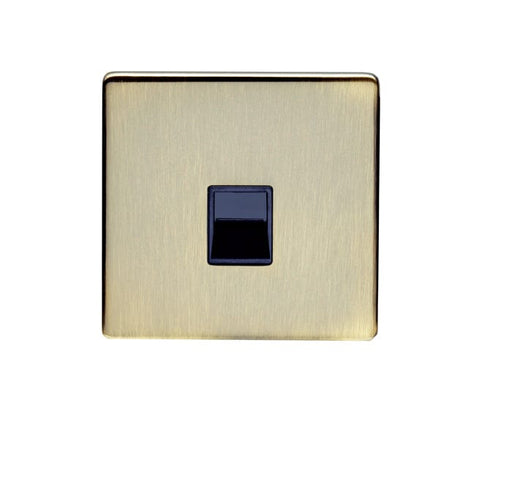 Eurolite Switches Antique Brass Concealed 3mm Telephone Master - Antique Brass