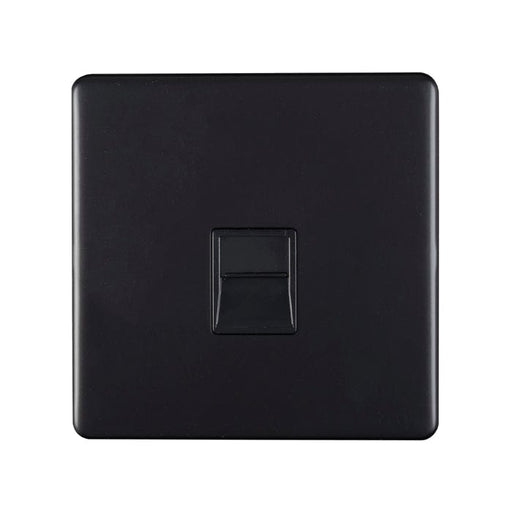 Eurolite Switches Matt Black Concealed 3mm Telephone Master - Matt Black