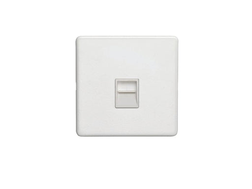 Eurolite Switches Matt White Concealed 3mm Telephone Master - Matt White