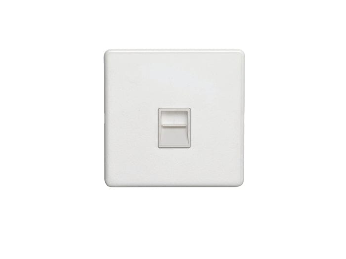 Eurolite Switches Matt White Concealed 3mm Telephone Master - Matt White