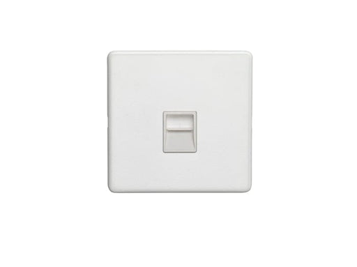 Eurolite Switches Matt White Concealed 3mm Telephone Slave - Matt White