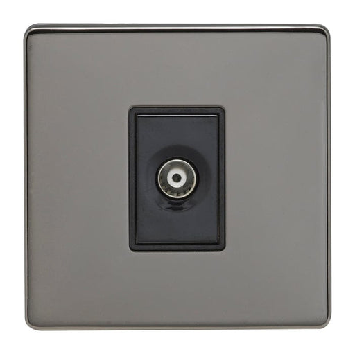 Eurolite Switches Black Nickel Concealed 3mm Tv - Black Nickel