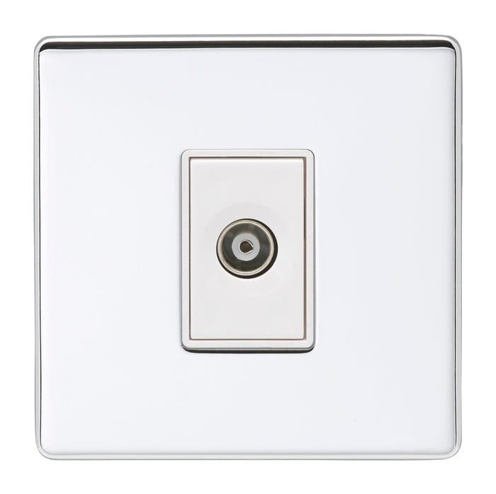 Eurolite Switches Polished Chrome Concealed 3mm Tv - Polished Chrome