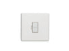 Eurolite Switches Matt White Concealed 3mm Unswitched Fuse Spur - Matt White