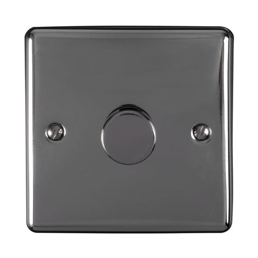 Eurolite Switches Black Nickel Enhance Decorative 1 Gang Dimmer - Black Nickel