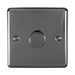 Eurolite Switches Black Nickel Enhance Decorative 1 Gang Dimmer - Black Nickel