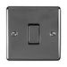 Eurolite Switches Black Nickel Enhance Decorative 1 Gang Switch - Black Nickel