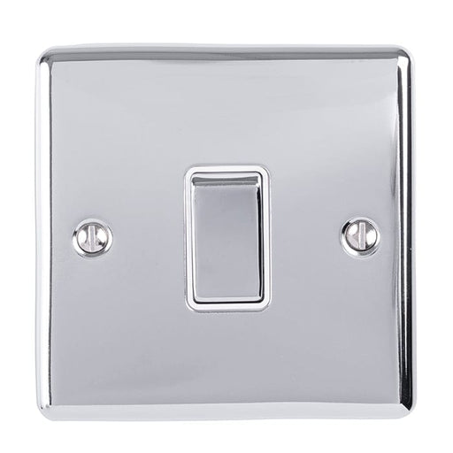 Eurolite Switches Polished Chrome Enhance Decorative 1 Gang Switch - Polished Chrome