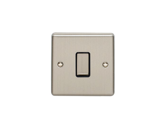 Eurolite Switches Satin Stainless Enhance Decorative 1 Gang Switch - Satin Stainless