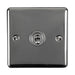 Eurolite Switches Black Nickel Enhance Decorative 1 Gang Toggle Switch - Black Nickel