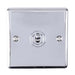 Eurolite Switches Polished Chrome Enhance Decorative 1 Gang Toggle Switch - Polished Chrome