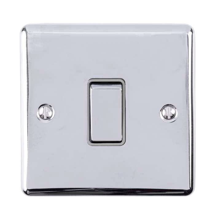 Eurolite Switches Polished Chrome Enhance Decorative 20Amp Switch - Polished Chrome