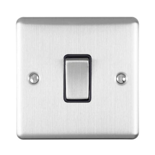 Eurolite Switches Satin Stainless Enhance Decorative 20Amp Switch - Satin Stainless