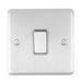 Eurolite Switches Satin Stainless Enhance Decorative 20Amp Switch - Satin Stainless