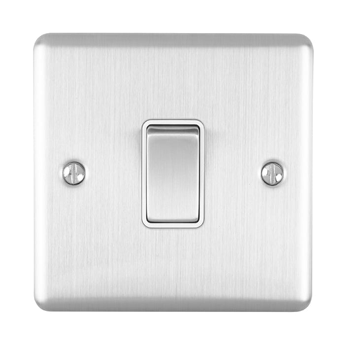 Eurolite Switches Satin Stainless Enhance Decorative 20Amp Switch - Satin Stainless