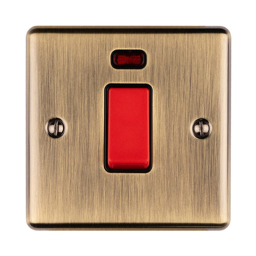 Eurolite Switches Antique Enhance Decorative 45Amp Switch With Neon Indicator - Antique