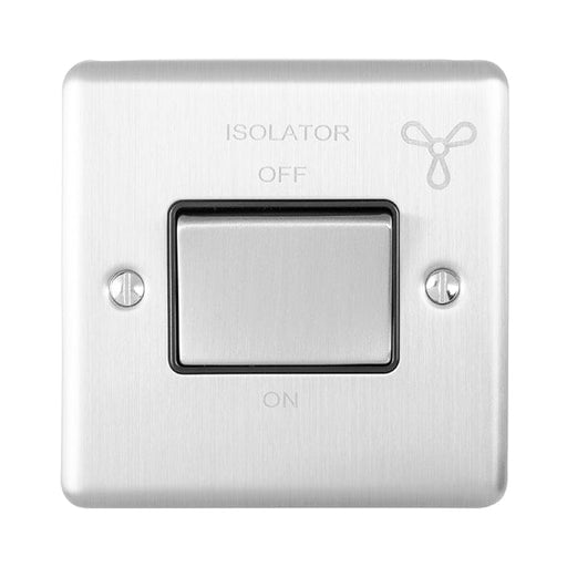 Eurolite Switches Satin Stainless Enhance Decorative Fan Switch - Satin Stainless