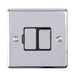 Eurolite Switches Polished Chrome Enhance Decorative Switched Fuse Spur - Polished Chrome