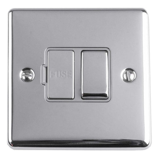 Eurolite Switches Polished Chrome Enhance Decorative Switched Fuse Spur - Polished Chrome