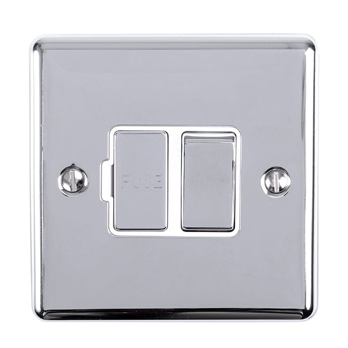 Eurolite Switches Polished Chrome Enhance Decorative Switched Fuse Spur - Polished Chrome