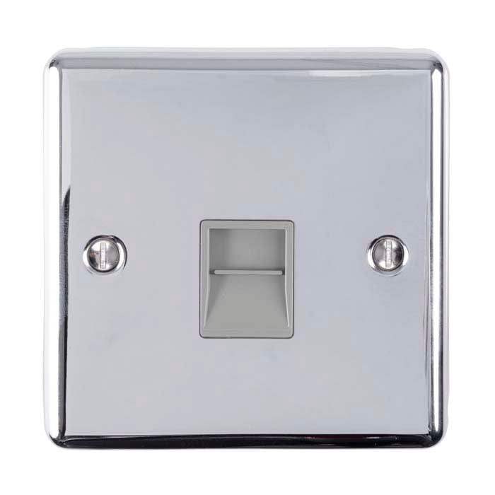 Eurolite Switches Polished Chrome Enhance Decorative Telephone Slave - Polished Chrome