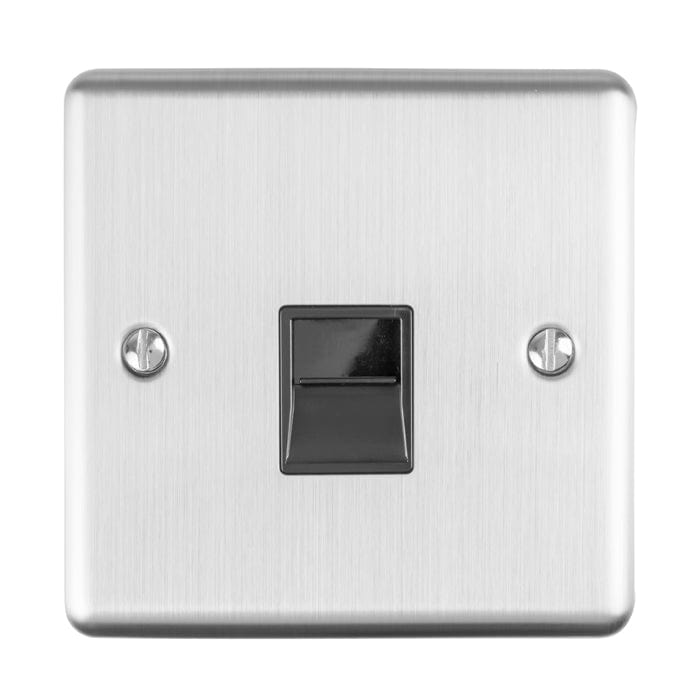 Eurolite Switches Satin Stainless Enhance Decorative Telephone Slave - Satin Stainless