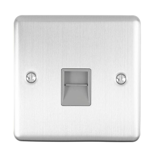 Eurolite Switches Satin Stainless Enhance Decorative Telephone Slave - Satin Stainless