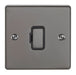 Eurolite Switches Black Nickel Enhance Decorative Unswitched Fuse Spur - Black Nickel