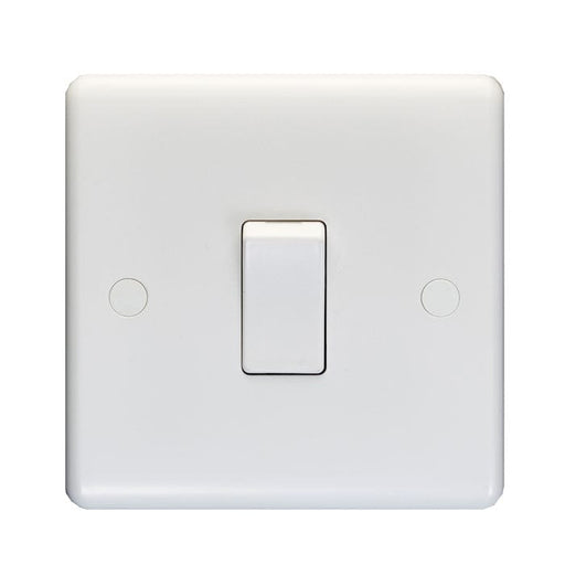 Eurolite Switches White Enhance White Plastic 1 Gang Switch - White