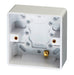 Eurolite Switches White Enhance White Plastic Pattress Box - White