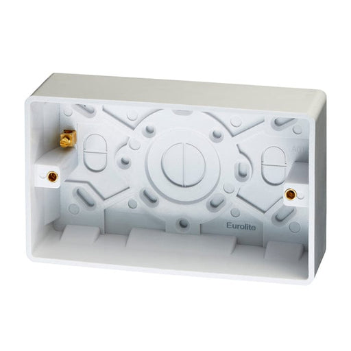 Eurolite Switches White Enhance White Plastic Pattress Box - White