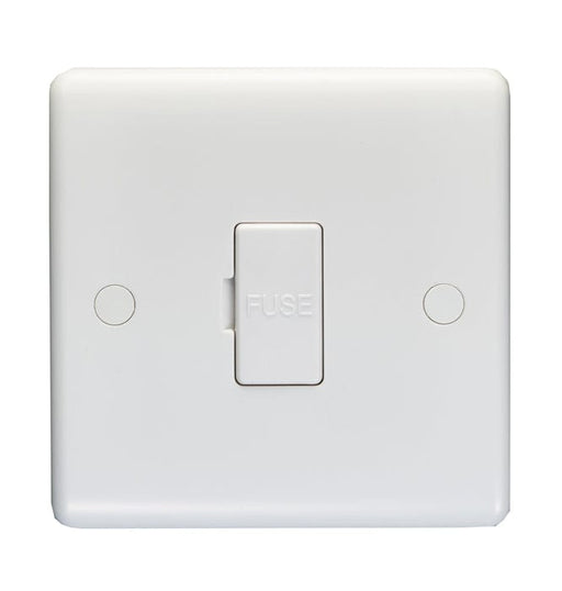 Eurolite Switches White Enhance White Plastic Unswitched Fuse Spur - White