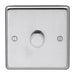 Eurolite Switches Polished Stainless Steel Stainless steel 1 Gang Dimmer - Polished Stainless Steel