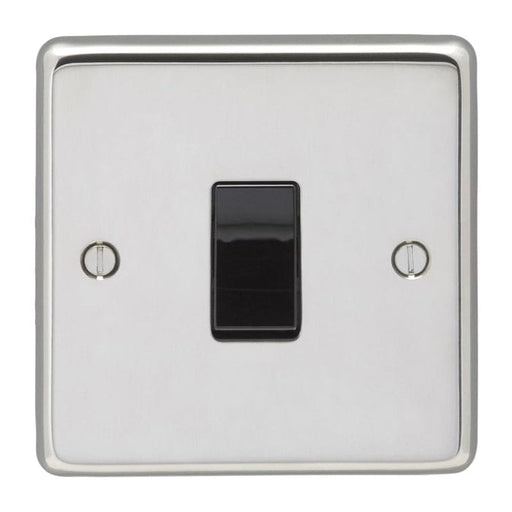 Eurolite Switches Polished Stainless Steel Stainless steel 20Amp Switch - Polished Brass