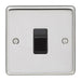 Eurolite Switches Polished Stainless Steel Stainless steel 20Amp Switch - Polished Brass