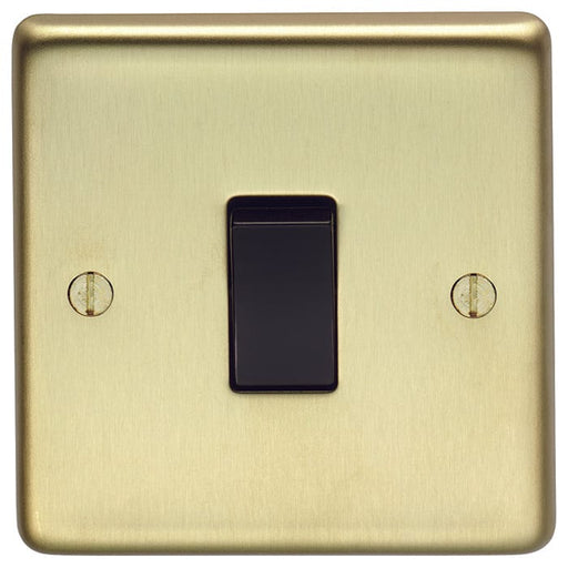 Eurolite Switches Satin Brass Stainless steel 20Amp Switch - Polished Stainless Steel