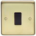 Eurolite Switches Satin Brass Stainless steel 20Amp Switch - Polished Stainless Steel